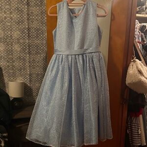 Sparkling Blue Kids Dress